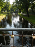 Riga Lettonia Centro Storico  Lucchetti sui Pont